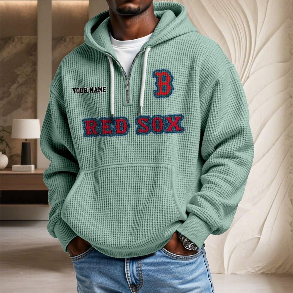 BOS x MLB Waffle Zip-Up Sweatshirt DatND DVT