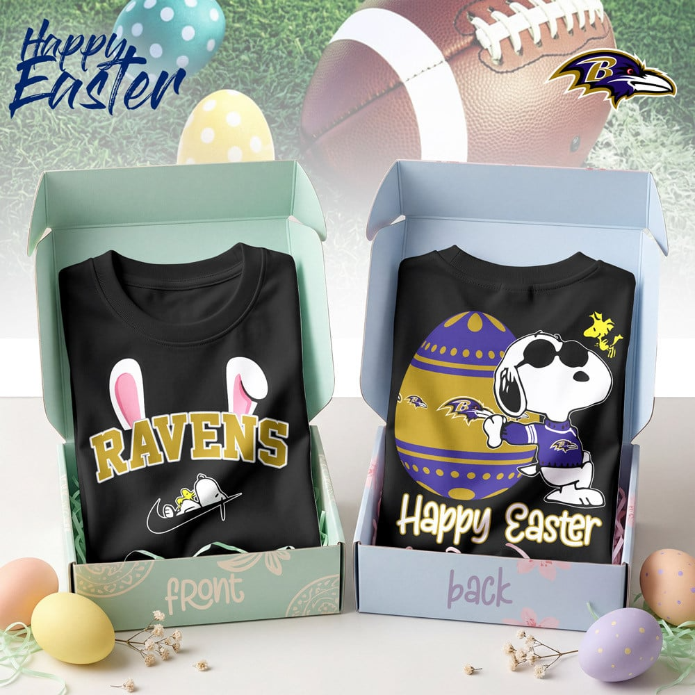 BR Premium NFL Happy Snoopy Easter T-shirt DDT NTL