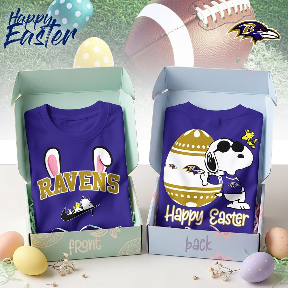 BR Premium NFL Happy Snoopy Easter T-shirt DDT NTL
