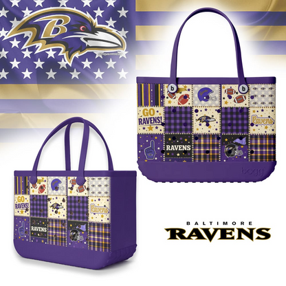 BR Premium NFL Patchwork Design Beach Tote Bag DDT CTND