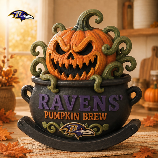 BR Premium Pumpkin Brew Wooden Block Custom Shape 3 Layers