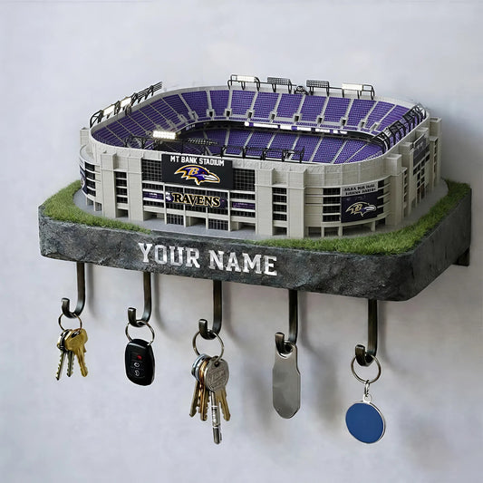 BR Stadium Premium NFL Wood Key Hanger DDT NHM