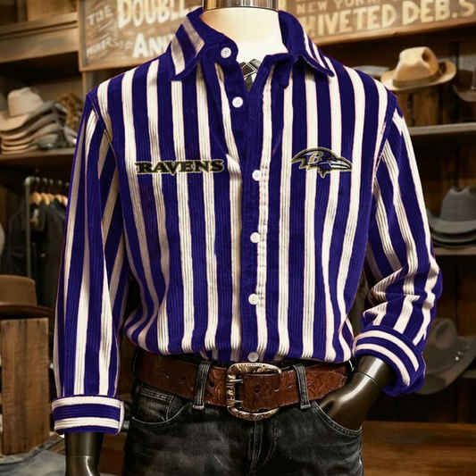 BR x NFL Color Stripe Corduroy Shirt DDT NTL