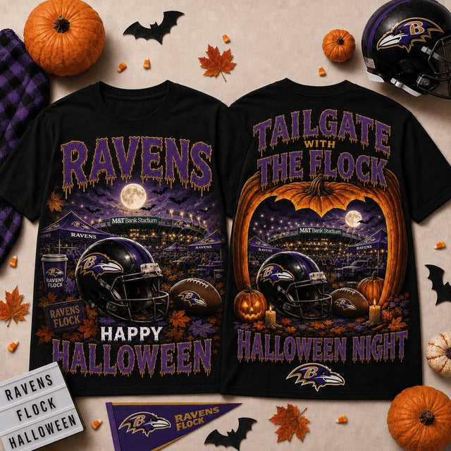 BR x NFL Halloween Custom Name T Shirt Gift For Fan