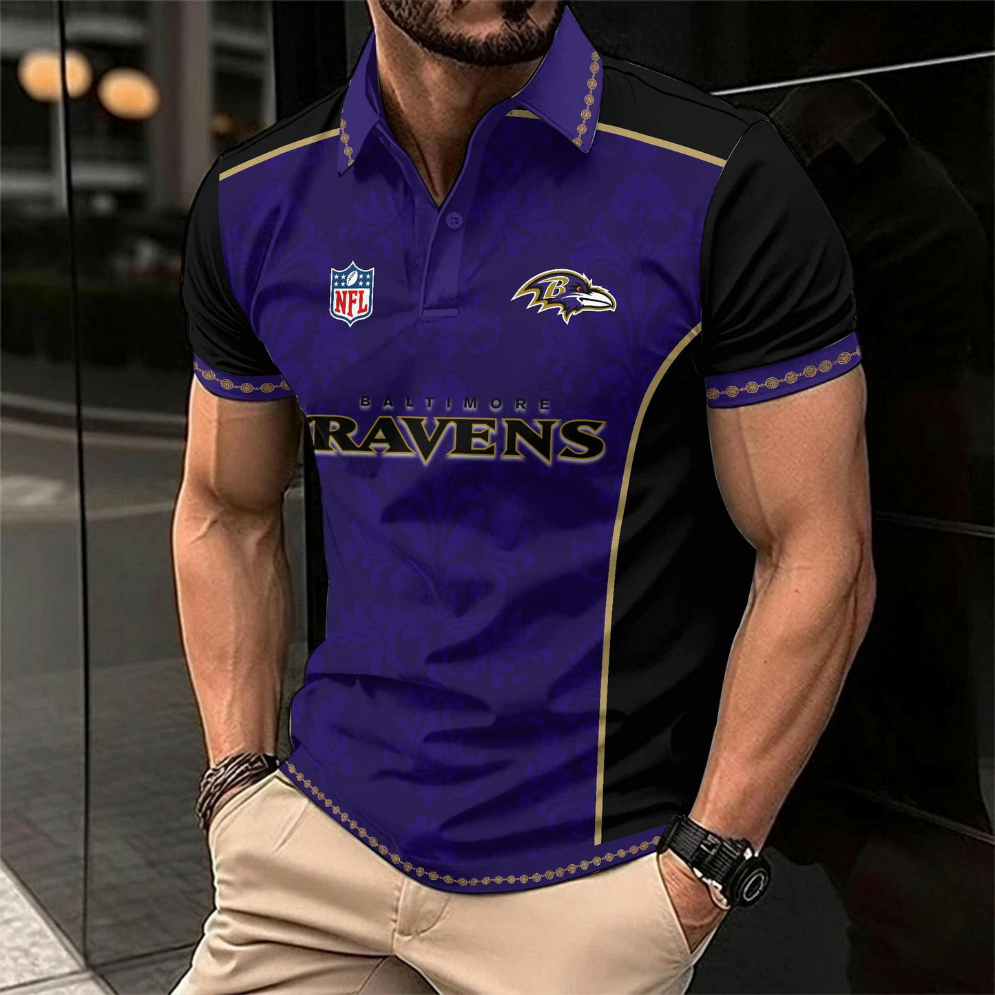 BR x NFL Luxury Polo Shirt 150626