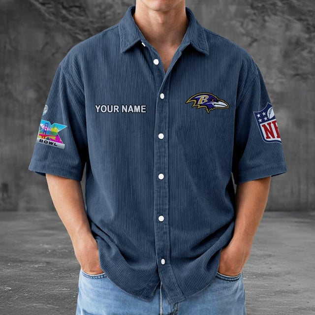 BR x NFL Men Seersucker Button Shirt DDT NTL