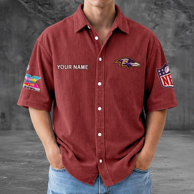 BR x NFL Men Seersucker Button Shirt DDT NTL