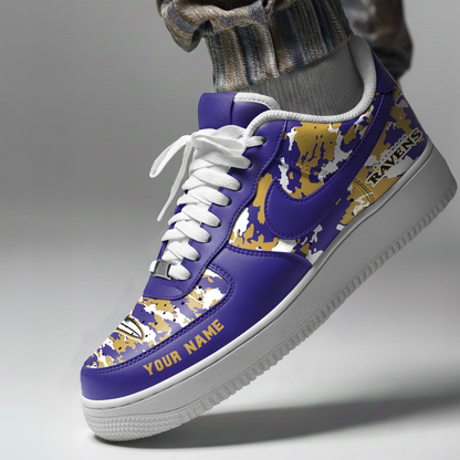 BR x NFL Premium Camo AF1 Sneakers DDT CTND
