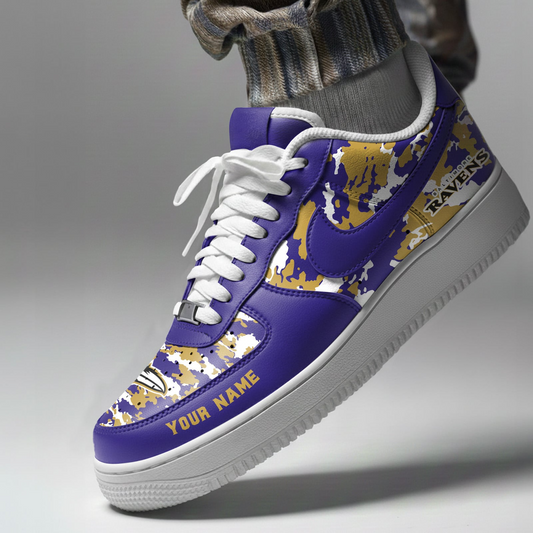 BR x NFL Premium Camo AF1 Sneakers DDT CTND