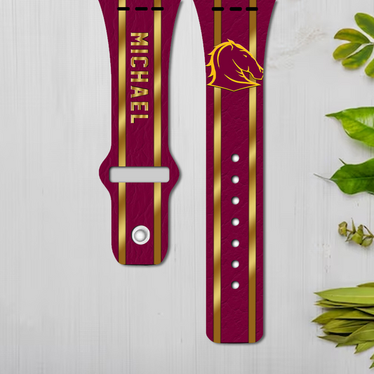 BRI X PREMIUM NRL New Apple Watch Band Custom Name NDT NHT