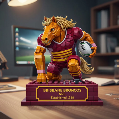 BRI X Premium NRL Special Mascot Acrylic Block Plaque Limited Editions NDT NHT