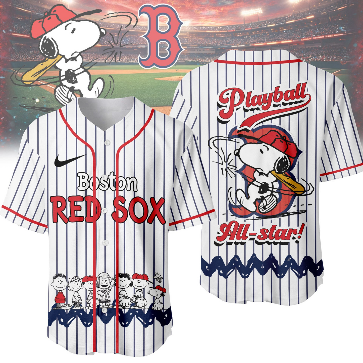 BRS x Premium MLB Snoopy Playball Jersey DDT NTL