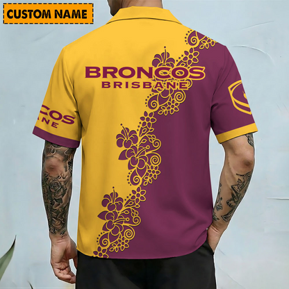 BRY X PREMIUM NRL Hawaiian Shirt Custom Name Limited Edition NDT NHT