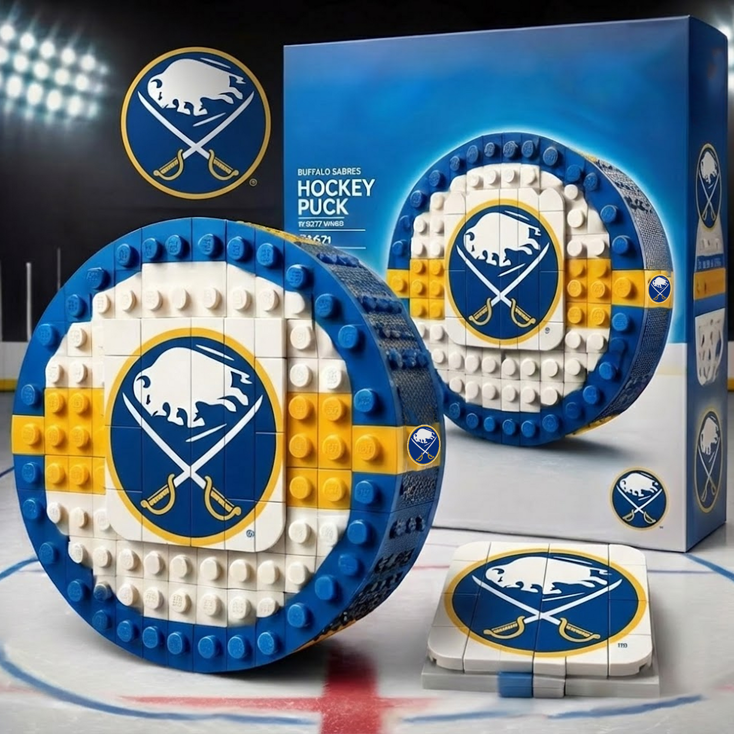 NHL Hockey Game Building Blocks 0512 DDT CTND