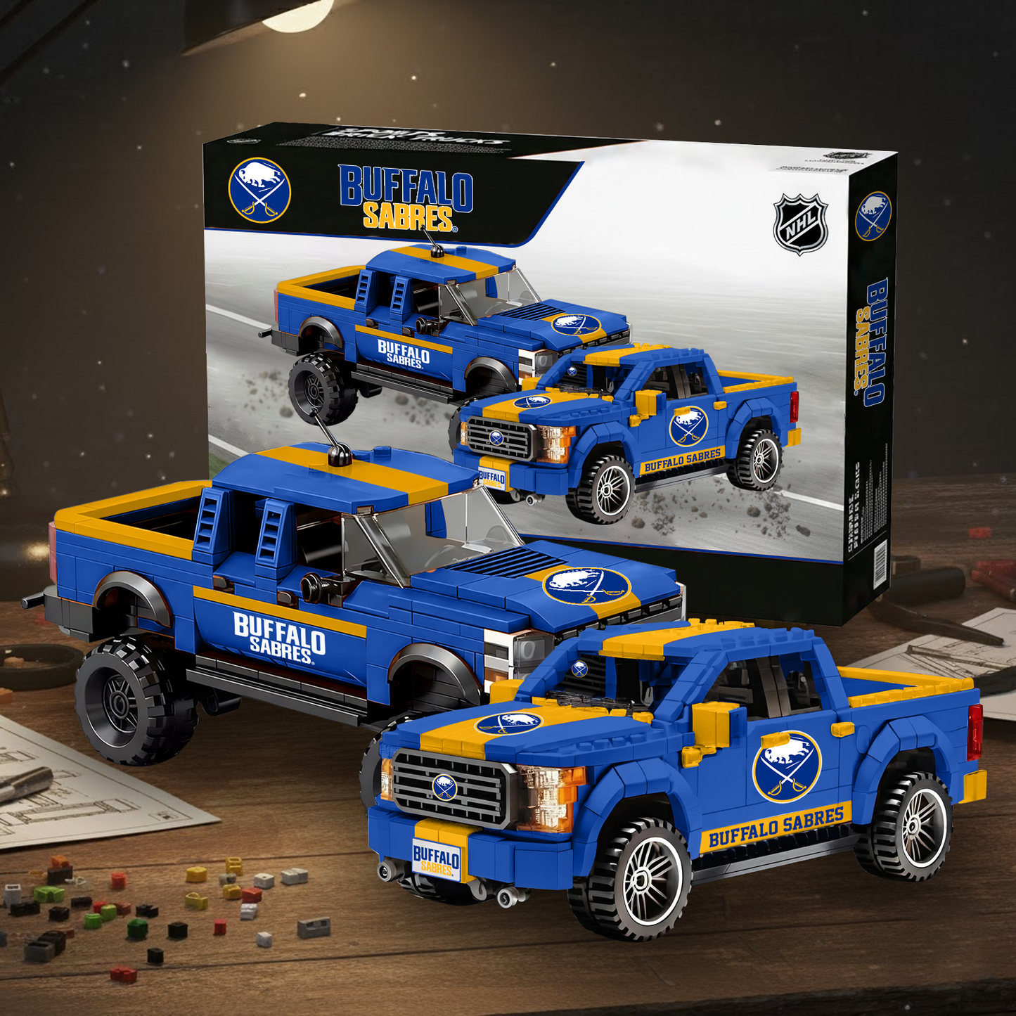 NHL Raptor Pickup Truck and Hockey Racing Trucks V1 NAK NHT