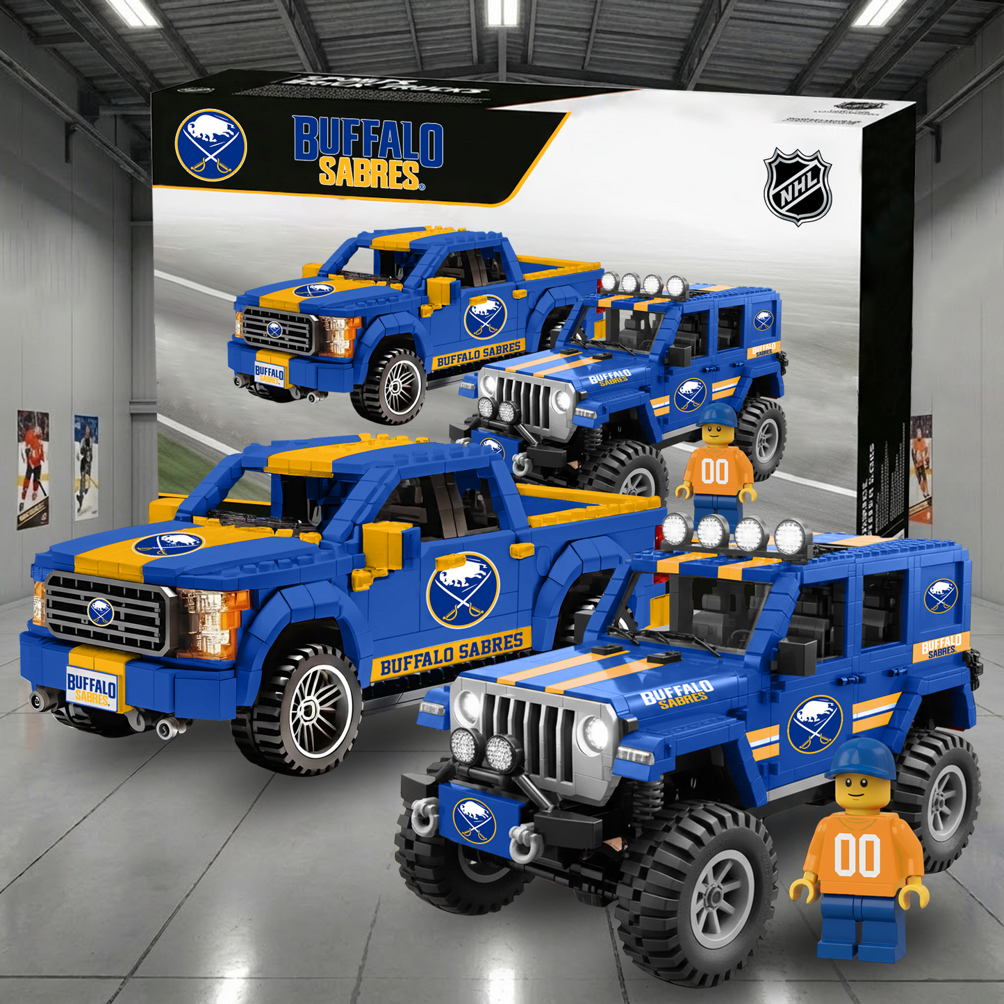 NHL Team Off-Road Vehicles and Hockey Racing Trucks V1 NAK NHT