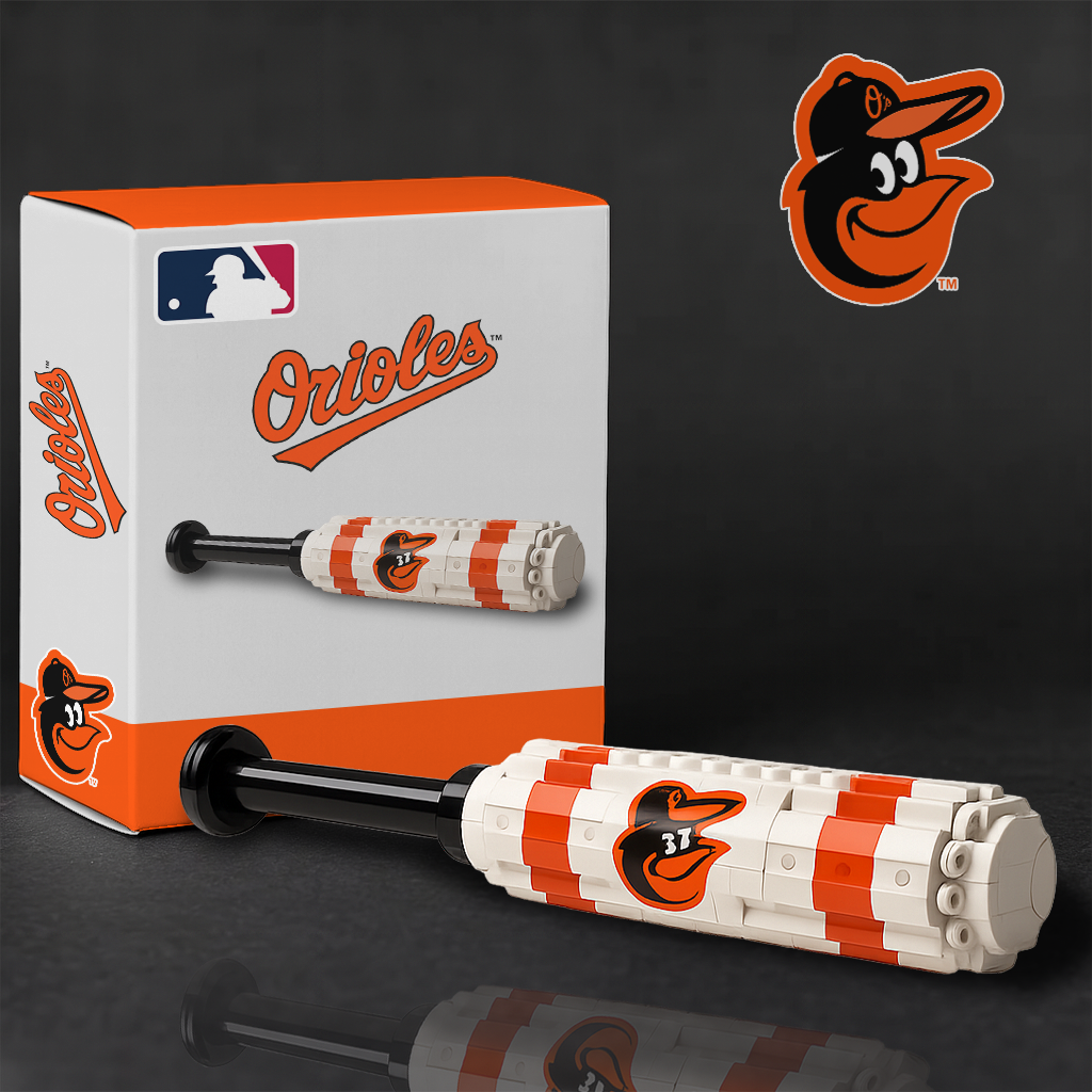 MLB Teams Baseball Bat Building Block Set DDT NTL
