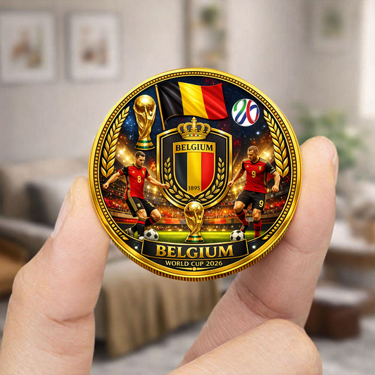 Belgium Premium World Cup Commemorative Coin DDT CTND