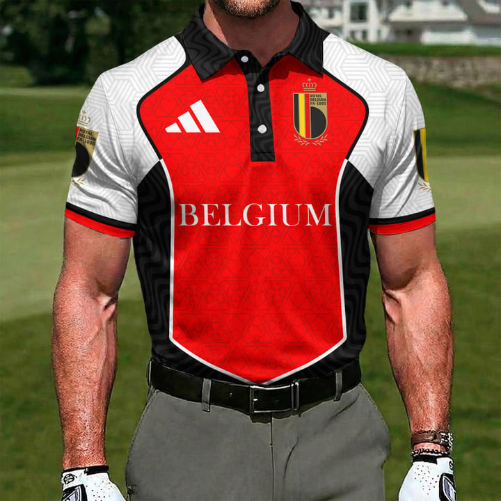 Belgium x World Cup 2026 Classic Polo Shirt DDT NTL