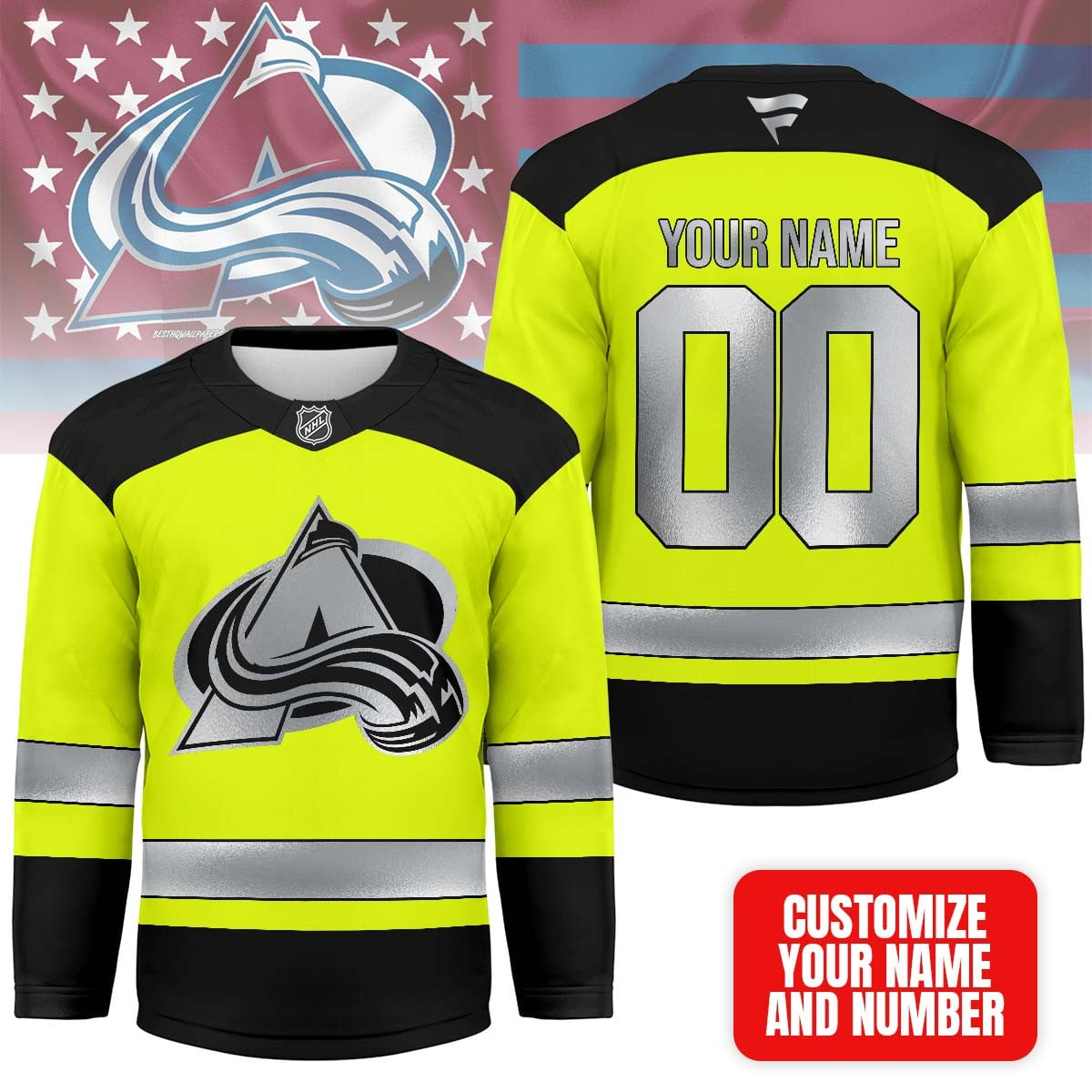 CA Premium NHL Hi-Vis Safety Hockey Jersey DDT CTND