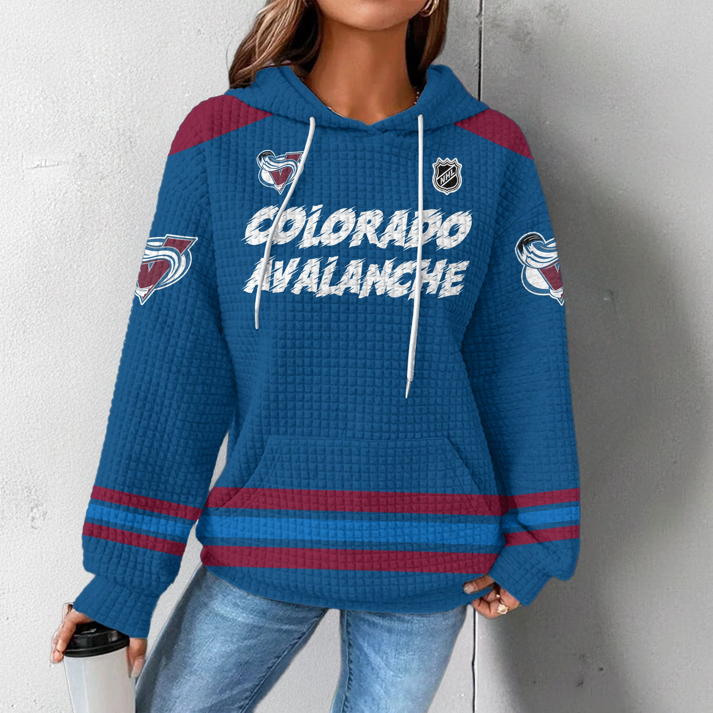 CA Premium NHL Sorry Busy Hockey Waffle Hoodie DDT NTL