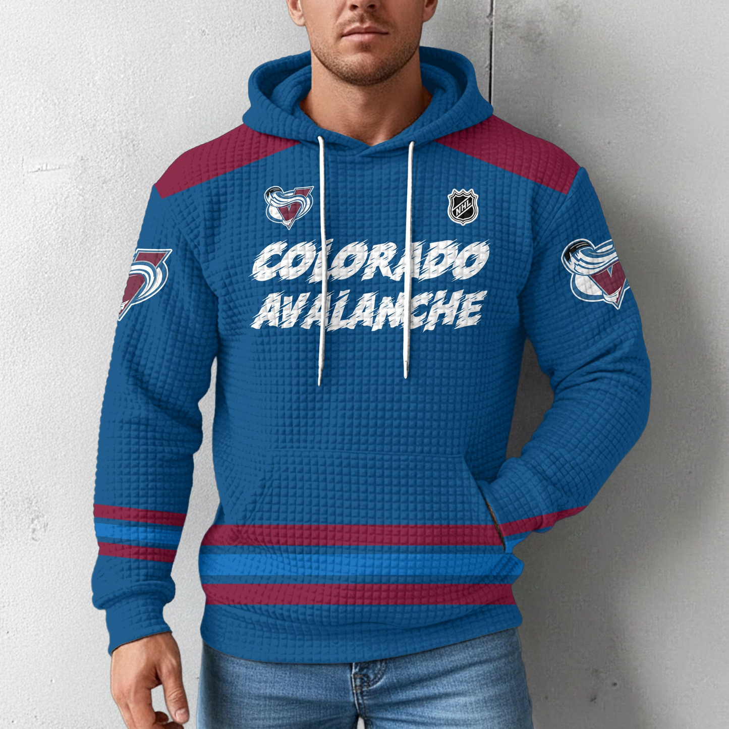 CA Premium NHL Sorry Busy Hockey Waffle Hoodie DDT NTL