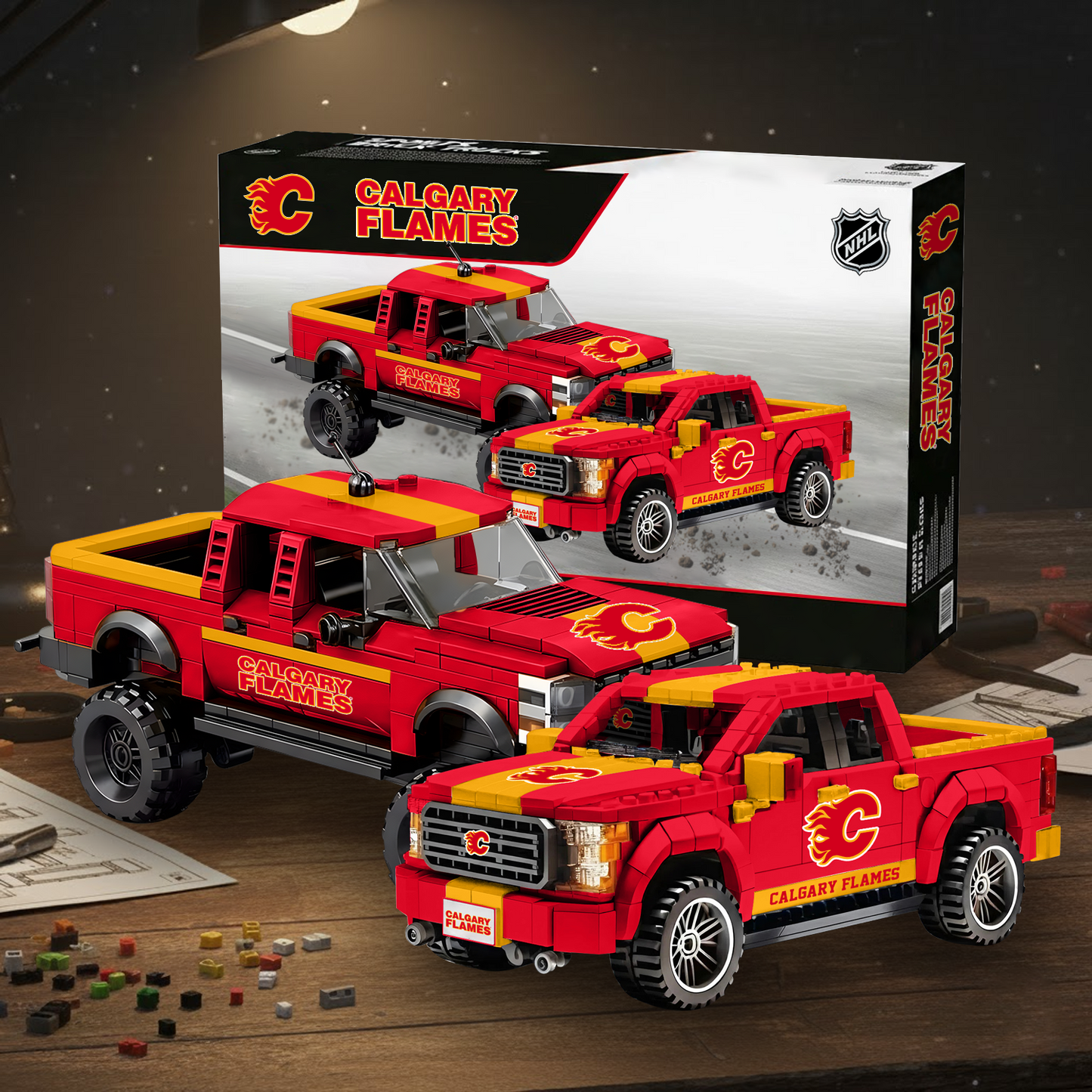 NHL Raptor Pickup Truck and Hockey Racing Trucks V1 NAK NHT