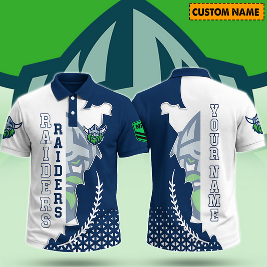 CAN X PREMIUM NRL ROYAL Polo Shirt Custom Name Limited Edition NDT NHT