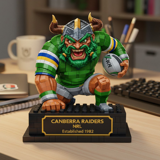 CAN X Premium NRL Special Mascot Acrylic Block Plaque Limited Editions NDT NHT