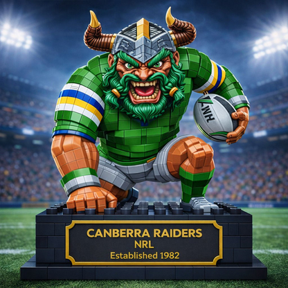 CAN X Premium NRL Special Mascot Acrylic Block Plaque Limited Editions NDT NHT