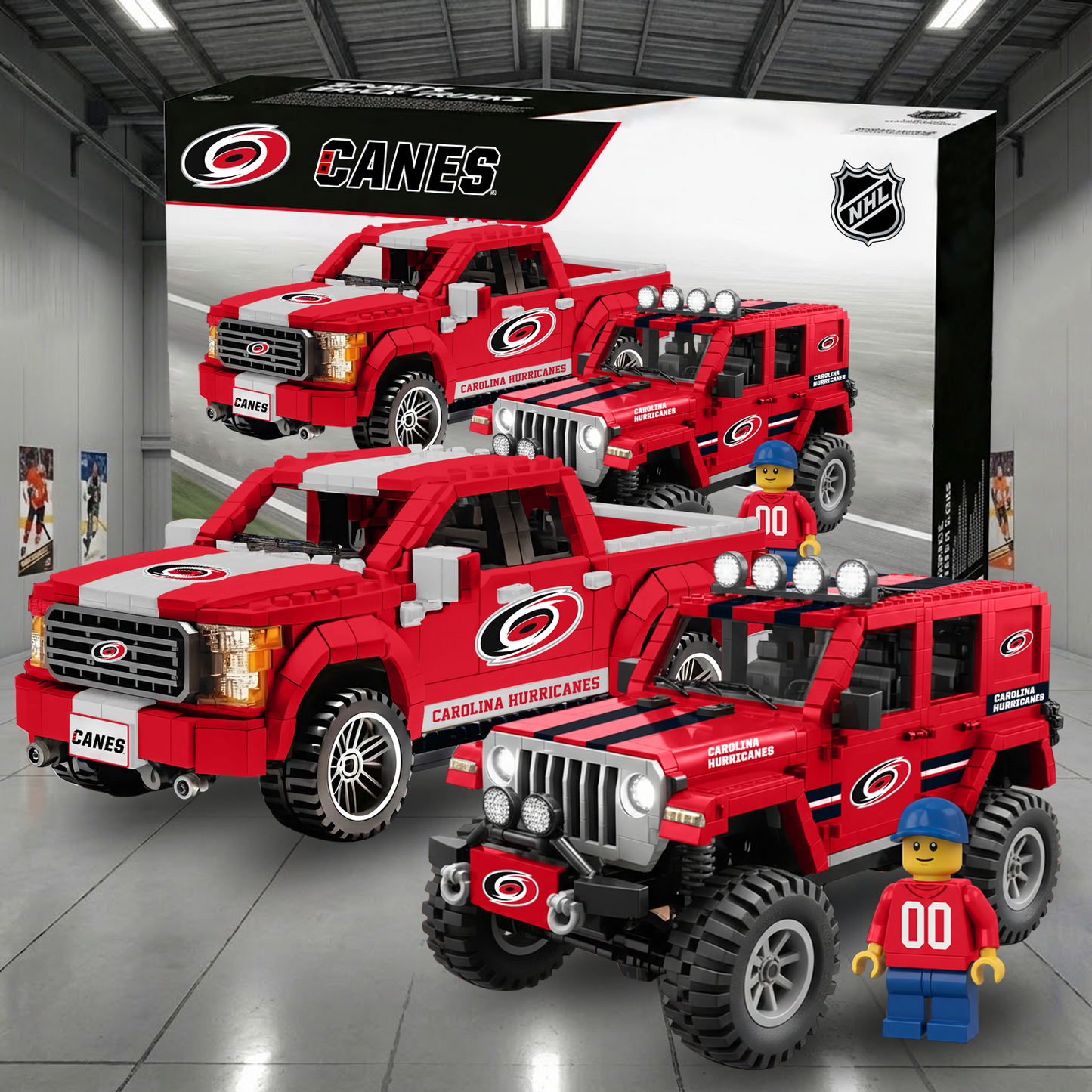 NHL Team Off-Road Vehicles and Hockey Racing Trucks V1 NAK NHT