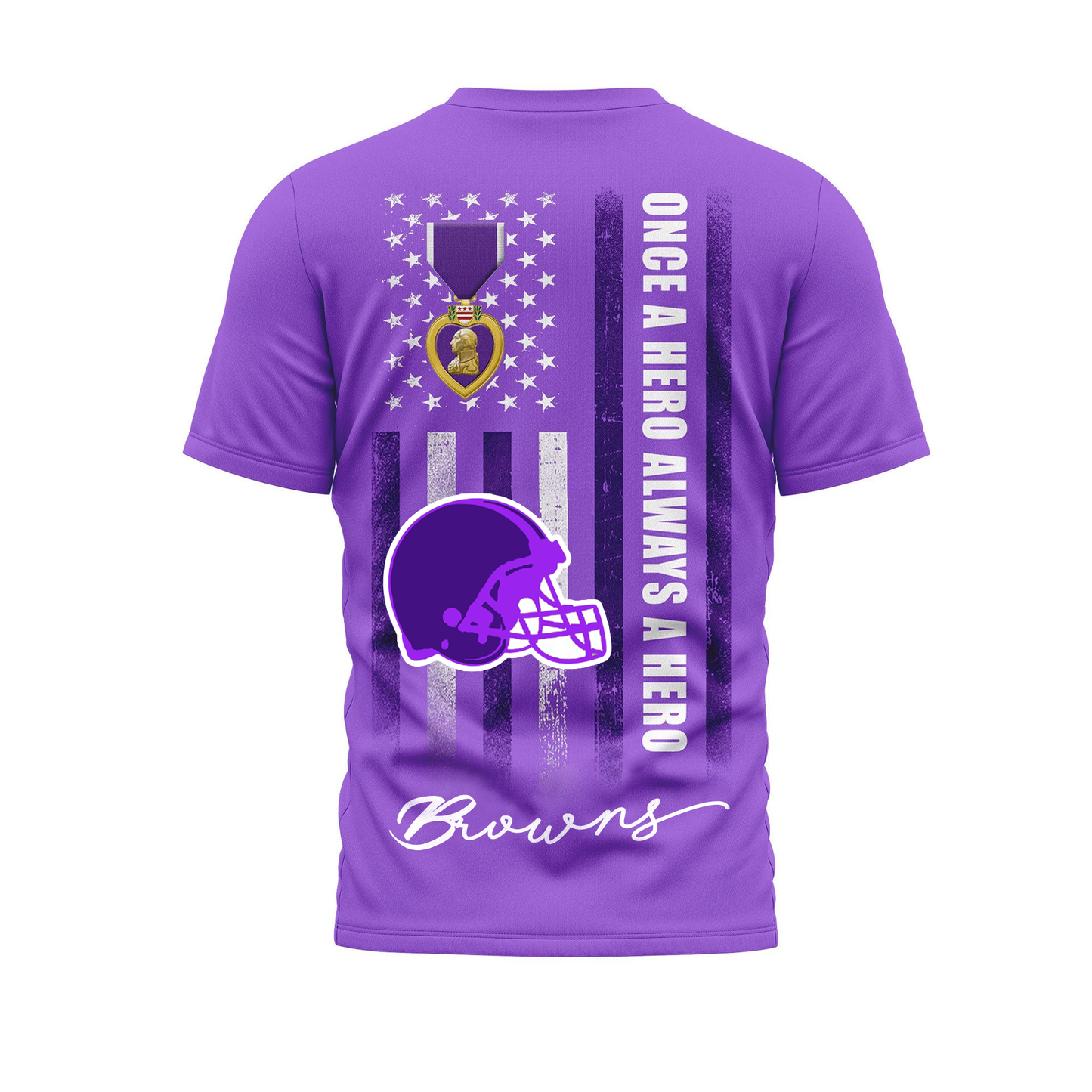 CB 3 Premium National Purple Hear Day 3D Shirt  300626