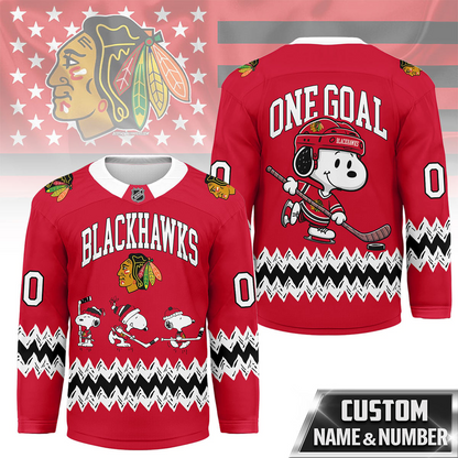 CB Premium NHL Snoopy Personalized Hockey Jersey DDT CTND