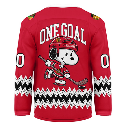 CB Premium NHL Snoopy Personalized Hockey Jersey DDT CTND