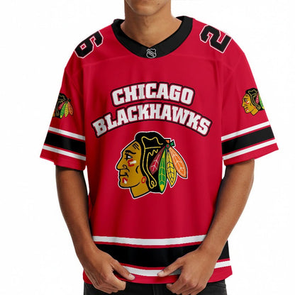 CB x Hockey Ice Short Sleeves Jersey Shirt Custom Any Number Gift DDT TTTZ