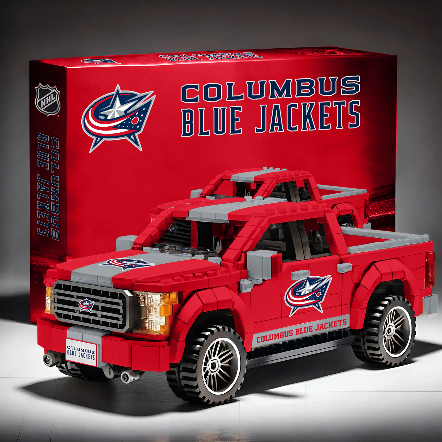 CBJ NHL 3D Racing Truck Model Building Block Set V1 NAK NHT