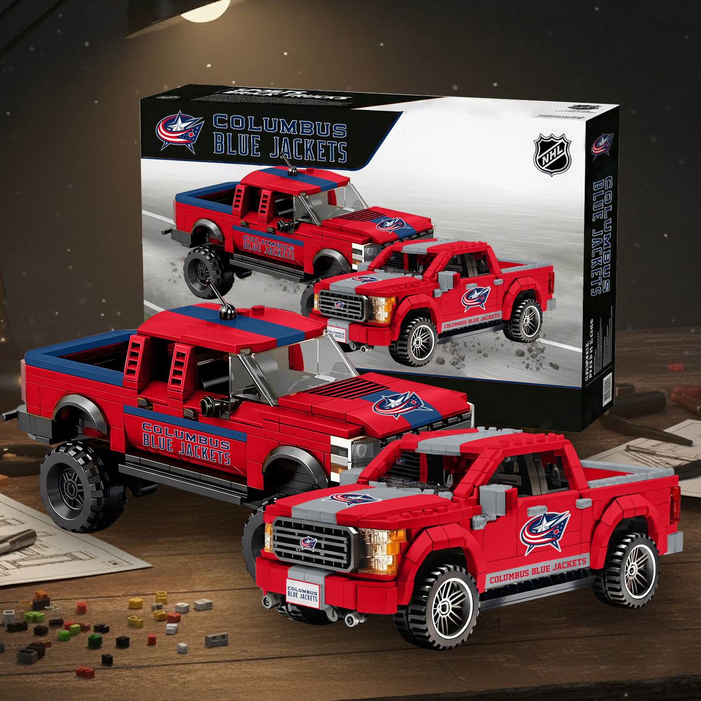 NHL Raptor Pickup Truck and Hockey Racing Trucks V1 NAK NHT