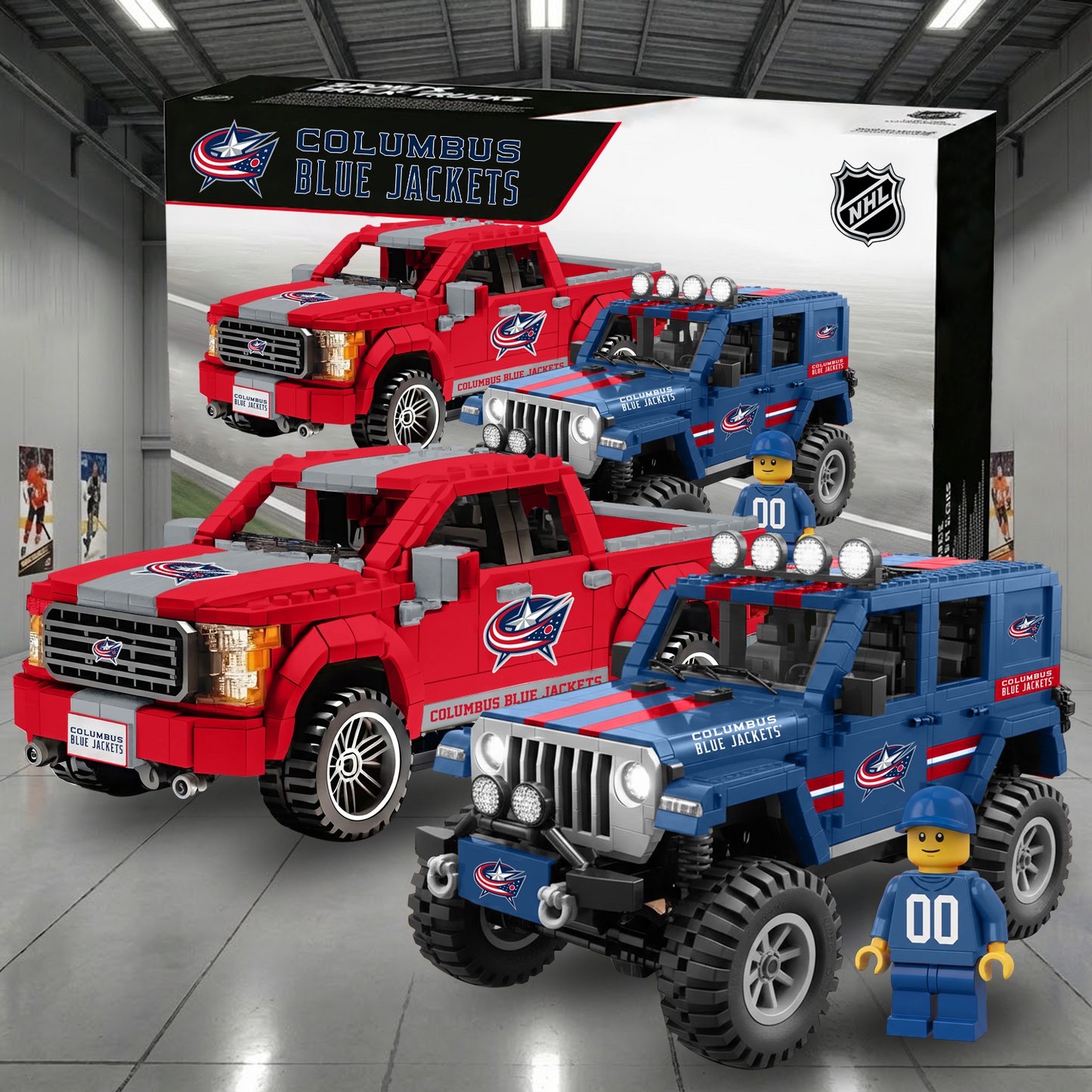 NHL Team Off-Road Vehicles and Hockey Racing Trucks V1 NAK NHT
