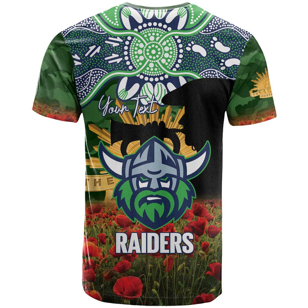 CBR x NRL Rugby ANZAC Day Women V-Neck T-Shirt Last Post Poppy We Will Remember Them DatND DVT