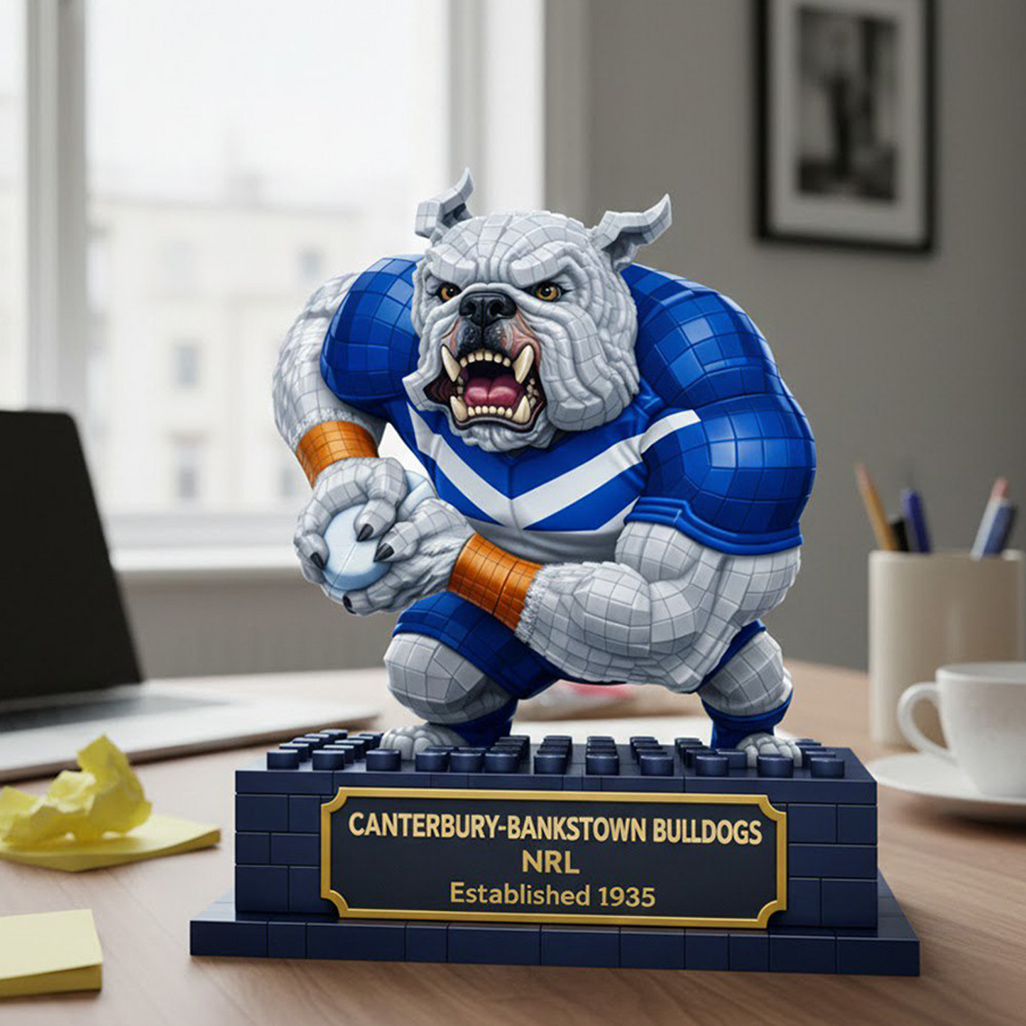 CBY X Premium NRL Special Mascot Acrylic Block Plaque Limited Editions NDT NHT