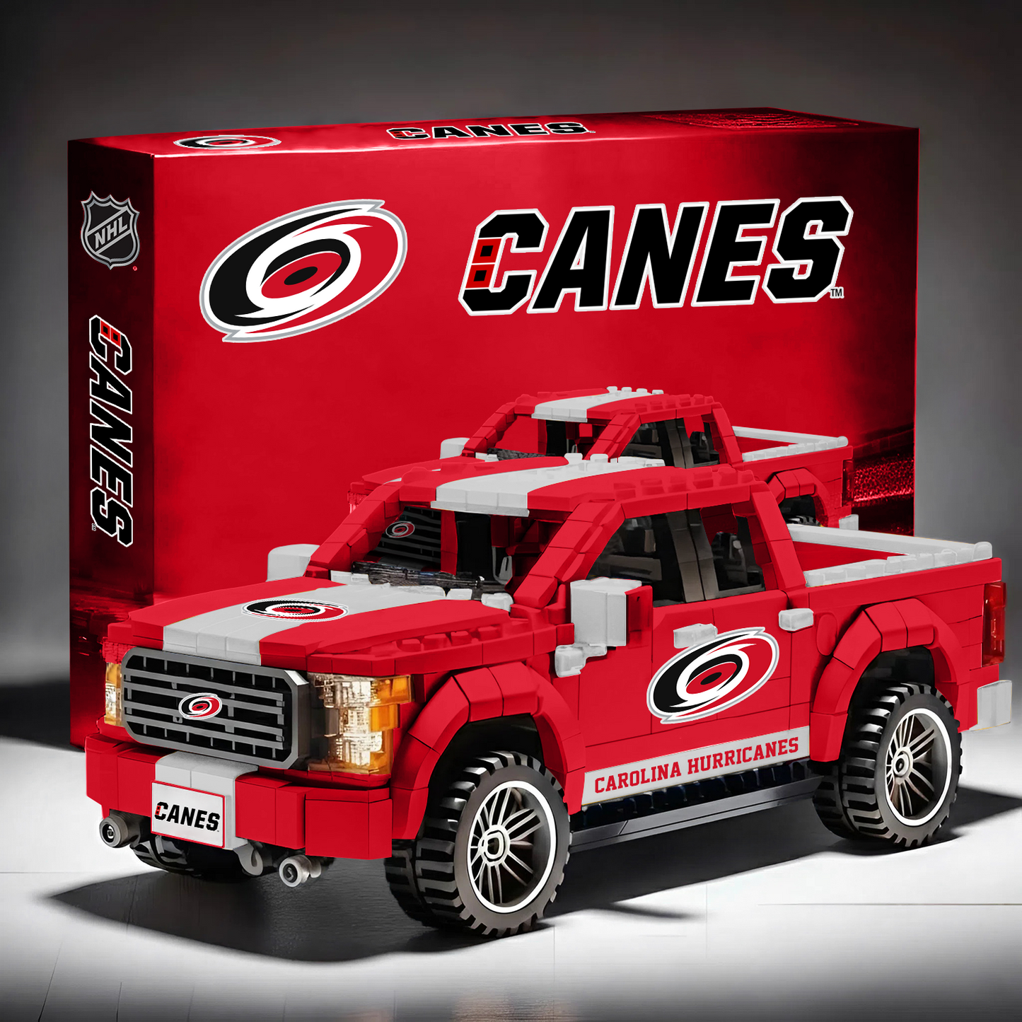NHL 3D Racing Truck Model Building Block Set V1 NAK NHT