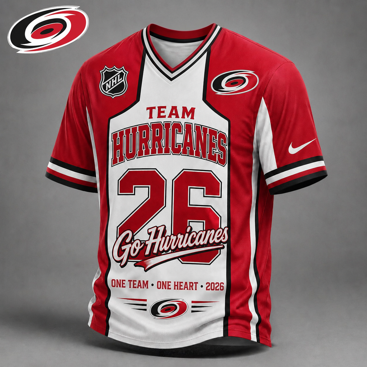 CH Premium NHL Team Pride V-Neck Jersey DDT  010626 HLPHUONG