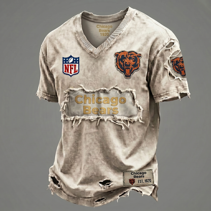 Bears NFL Premium V-Neck T-shirt Gift For Fans 0306 NAK DATND TTT