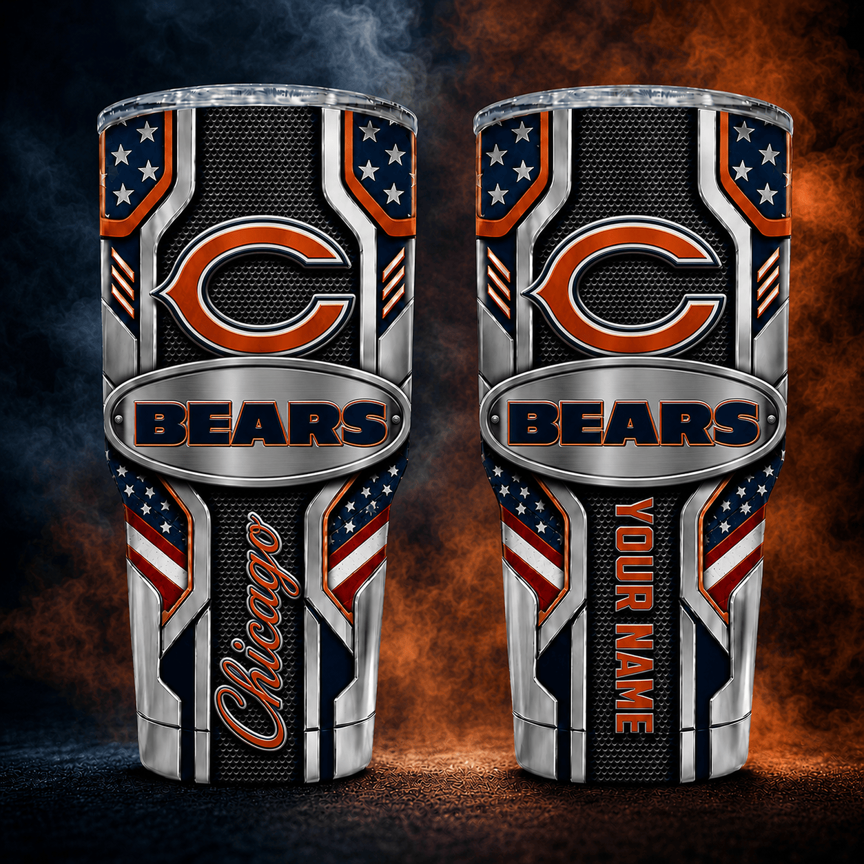 CHI Personalized Premium NFL V2 Classic Tumbler 220626