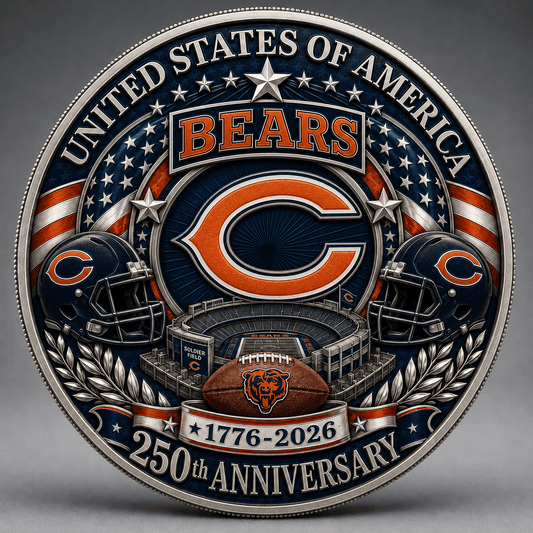 CHI Premium NFL 250 Years Of Freedom Commemorative Coin DDT 090626 NTL