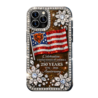 CHI Premium NFL Celebration United States Of America 250 Years Luxury Phone Case DDT CTND