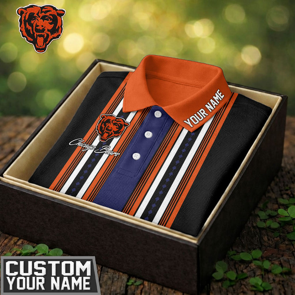 CHI Premium NFL Legacy Sport Custom Polo DDT NTL