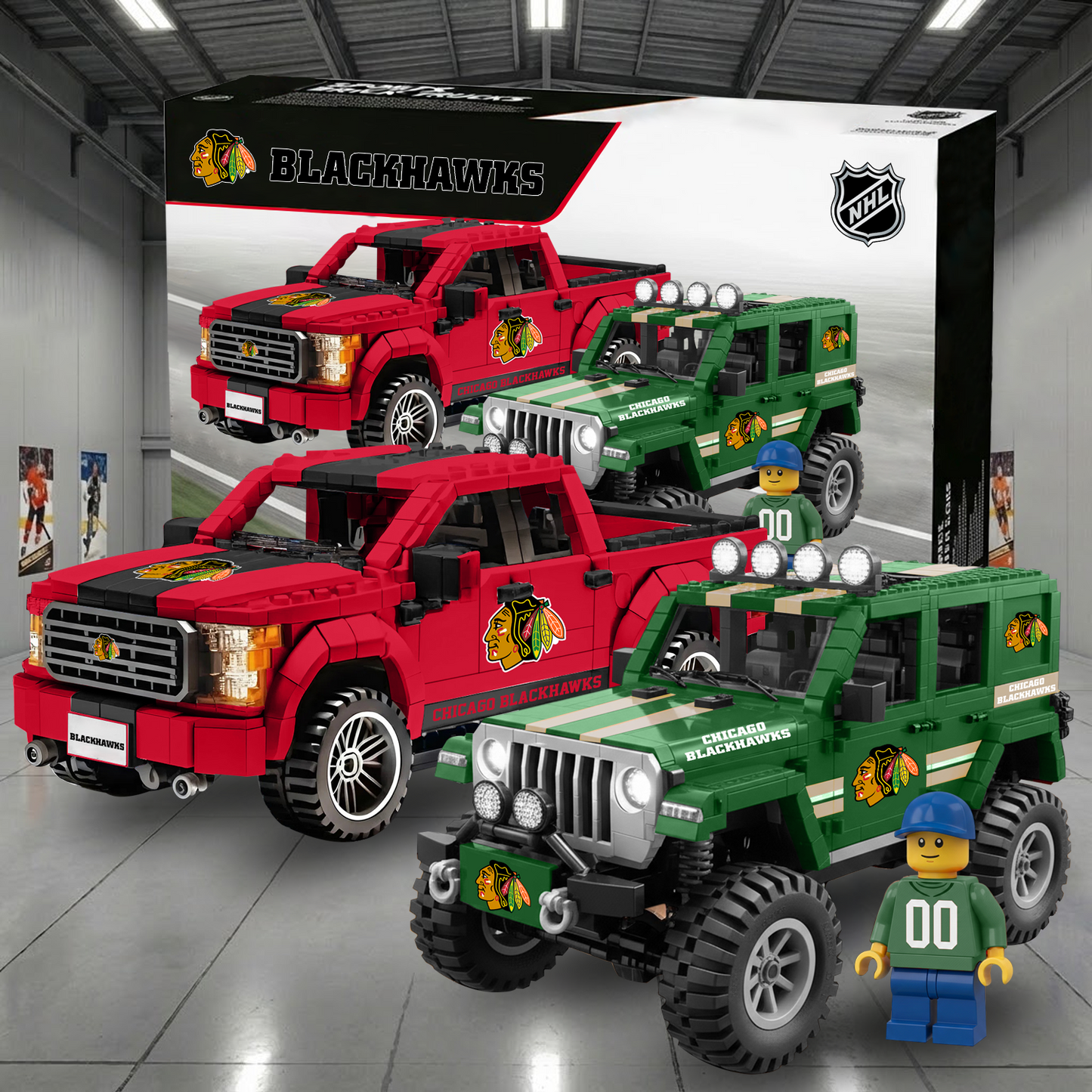 NHL Team Off-Road Vehicles and Hockey Racing Trucks V1 NAK NHT