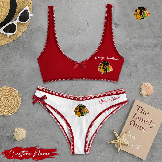 CHI X PREMIUM NHL BIKINI SET LIMITED EDITIONS FOR VALENTINES DAY NDT NHT