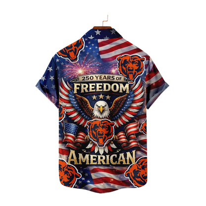 CHI x NFL America 250th Anniversary Eagles Hawaiian Shirt  090626